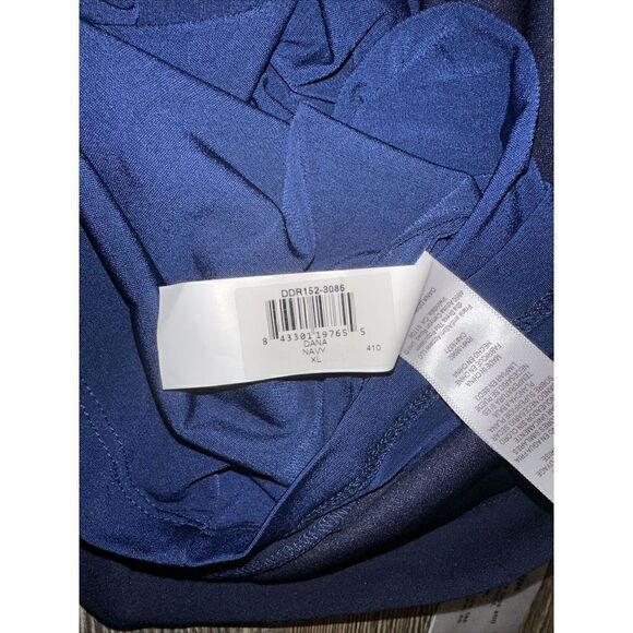 Dress the Population Dana Wrap Waist Cocktail Dress in Navy Size X-Large. $188. - Picture 9 of 9